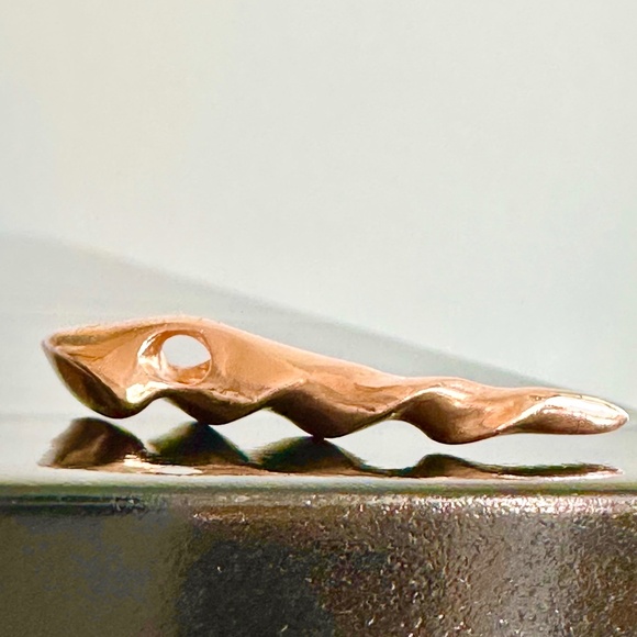 Alex Woo 14k Swirling Cornicello Charm / Signed By The Artist / UNISEX - Picture 11 of 16